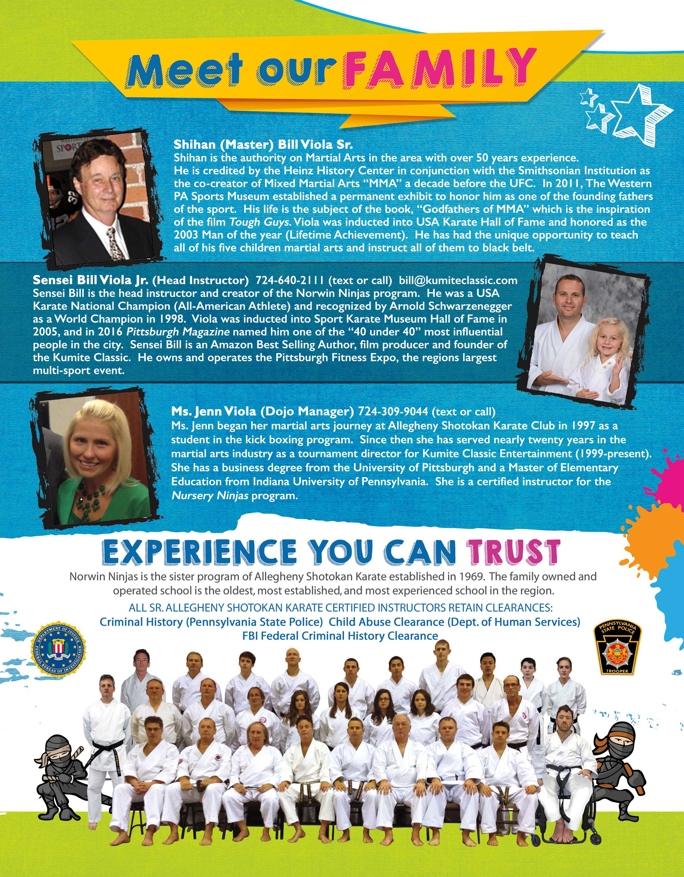 norwin ninjas experience