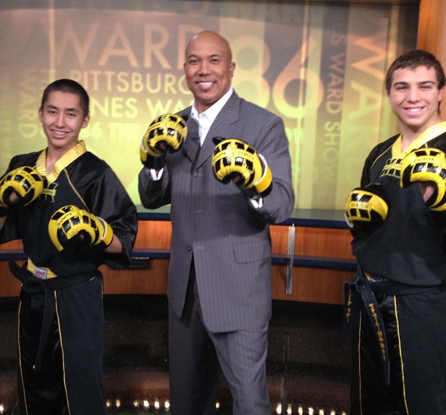 viola karate on hines ward show