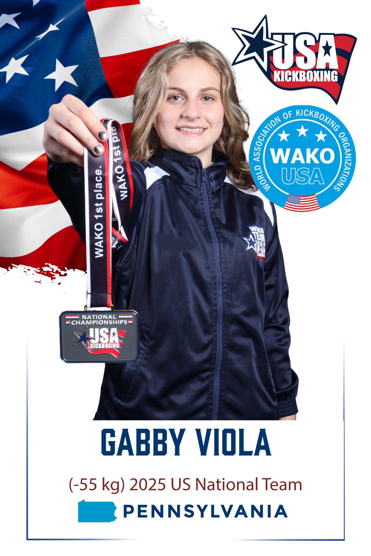 Gabby Viola - wako usa kickboxing national champion